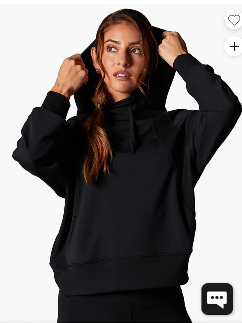 Tavi Noir Cozy Paneled Hoodie - Black